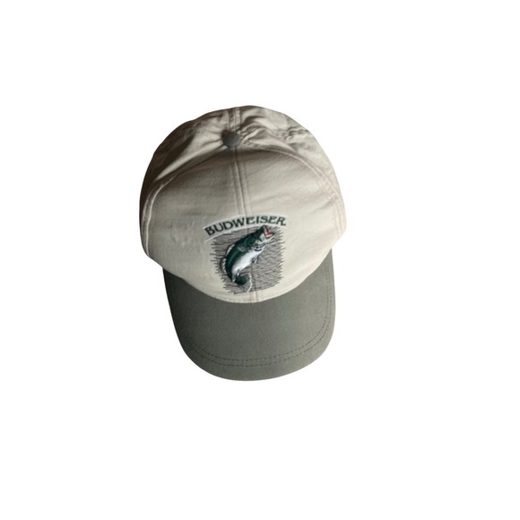 1999 Budweiser Bass‎ Fish Embroidered Dad Hat Vintage Hong Kong